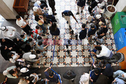 Spacer pingwinów w Centrum Naukowym w Kuwejcie