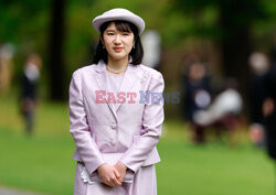 Japońska rodzina królewska na corocznym przyjęciu w cesarskim ogrodzie Pałacu Akasaka