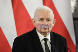 Konferencja Jarosława Kaczyńskiego w Sejmie