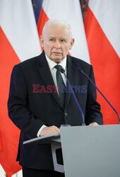 Konferencja Jarosława Kaczyńskiego w Sejmie