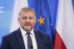 Konferencja ministrów: Domańskiego, Żurka i Siemoniaka