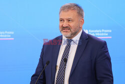 Konferencja ministrów: Domańskiego, Żurka i Siemoniaka