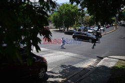 Uliczny artysta w San Salvador