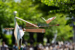 Pokazy sztuk walki samurajów w parku Sumida w Tokio