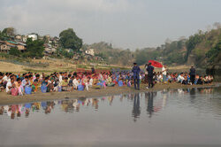 Społeczność Marma obchodzi święto wody w Bangladeszu