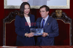 Maria Corina Machado otrzymała Złoty Klucz do Madrytu