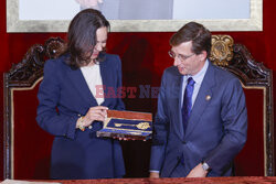 Maria Corina Machado otrzymała Złoty Klucz do Madrytu