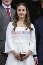 Ceremonia konfirmacji bliźniąt Józefiny i Wincentego duńskiej rodziny królewskiej