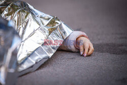 Strzelanina przed supermarketem w Kijowie