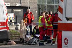 Strzelanina przed supermarketem w Kijowie