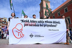 Narodowy Marsz Życia w Warszawie