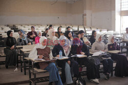 Studenci wracają na Uniwersytet  w Gazie