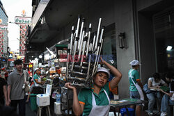 Street Food w Bangkoku - AFP