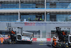 Ostatnie prace budowlane na nowym torze F1 w Madrycie