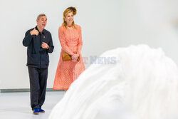 Królowa Maxima w muzeum sztuki