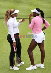 Serena Williams trenuje w Londynie