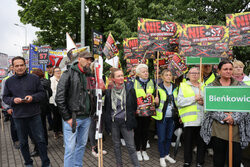 Krakowski protest Stop S7!