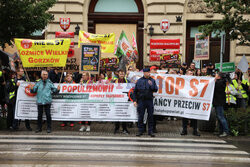 Krakowski protest Stop S7!