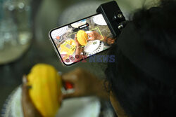 Szkolenie robotów AI w Indiach - AFP
