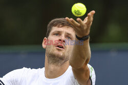 Hubert Hurkacz na turnieju Libema Open