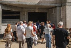 Wiecha na remontowanym Hospicjum im. ks. Dutkiewicza