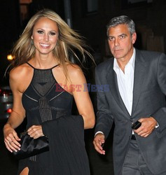 George Clooney i Stacy Keibler razem wieczorem