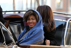 Tina Turner arriving in Venice
