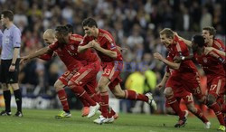 UEFA Champions League second leg semi-final football match Real Madrid against Bayern Munich 