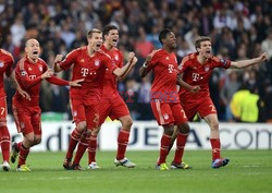 UEFA Champions League second leg semi-final football match Real Madrid against Bayern Munich 