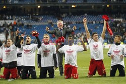 UEFA Champions League second leg semi-final football match Real Madrid against Bayern Munich 
